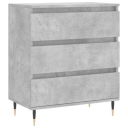 Berkfield Home Sideboard Concrete Grey 60x35x70 cm Engineered Wood - Size: 60 x 35 x 70 cm - thumbnail 2