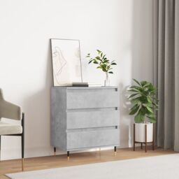 Berkfield Home Sideboard Concrete Grey 60x35x70 cm Engineered Wood - Size: 60 x 35 x 70 cm - thumbnail 1