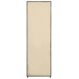Berkfield Home Wardrobe Cream 87x49x159 cm Fabric - Size: 87 x 49 x 159 cm - thumbnail 6