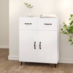 Berkfield Home Sideboard White 69.5x34x90 cm Engineered Wood - thumbnail 2