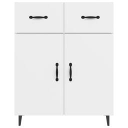 Berkfield Home Sideboard White 69.5x34x90 cm Engineered Wood - thumbnail 5