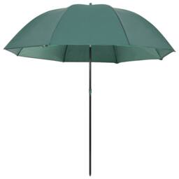 Berkfield Home Durable Fishing Umbrella Green 220x193 cm - thumbnail 4