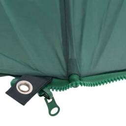 Berkfield Home Durable Fishing Umbrella Green 220x193 cm - thumbnail 6