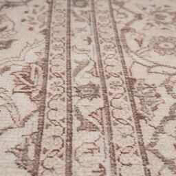 Kukoon Beige Distressed Soft Washable & Liquid Repellent Living Room Area Rug in Light Beige - Size: 240 cm x 330 cm - thumbnail 8