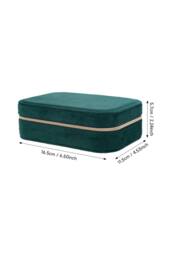 SHEONLY Women's Portable Multi-functional Jewellery Storage Box in Green - thumbnail 5