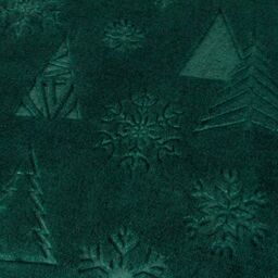 Furn Festive Time Sherpa Fleece Throw in Emerald - Size: 140 cm x 180 cm - thumbnail 5
