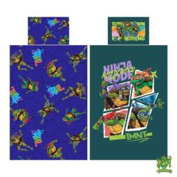 TMNT Teenage Mutant Ninja Turtles Reversible Duvet Cover Set - Size: Single - thumbnail 3