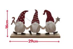 Marco Paul Pre-Lit Christmas Gonk Wooden Decoration - thumbnail 6