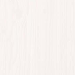 Berkfield Home Beautiful Garden Planter White 62x50x57 cm Solid Wood Pine - Size: 62 x 50 x 57 cm - thumbnail 8