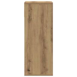 Berkfield Home Decorative Book Cabinet Artisan Oak 34x31x80 cm Engineered Wood in Brown - Size: 34 x 31 x 80 cm - thumbnail 5