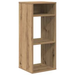 Berkfield Home Decorative Book Cabinet Artisan Oak 34x31x80 cm Engineered Wood in Brown - Size: 34 x 31 x 80 cm - thumbnail 3