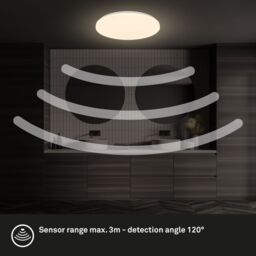 BRILONER Sensor White 13W IP54 LED Ceiling Light - thumbnail 4
