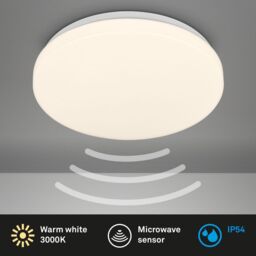 BRILONER Sensor White 13W IP54 LED Ceiling Light - thumbnail 3