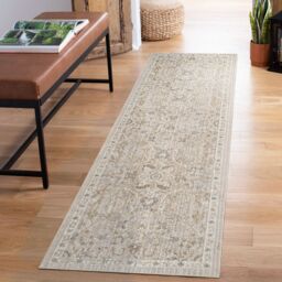 Desire Rugs Maia Washable Floral Traditional Area Rug Non-Slip Living Room Hallway in Beige - Size: 120 cm x 180 cm - thumbnail 5