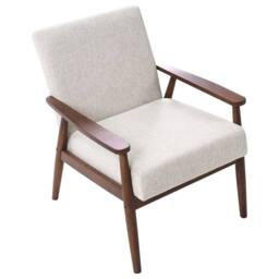 Wyld and Coco Retro Three Piece Living Room Set Grey Polyester Upholstery Dark - thumbnail 7