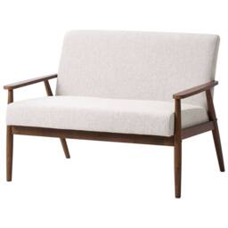 Wyld and Coco Retro Three Piece Living Room Set Grey Polyester Upholstery Dark - thumbnail 8
