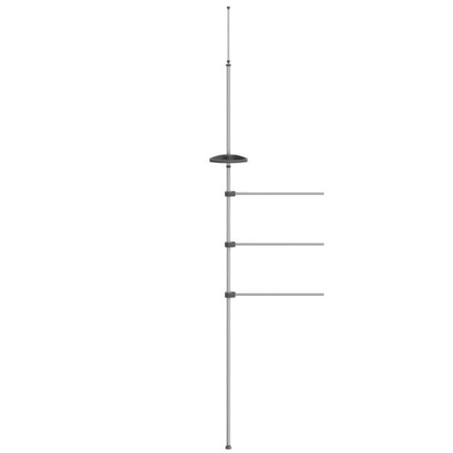 Berkfield Home Towel Rail 47x280 cm Aluminium in Silver - image 1