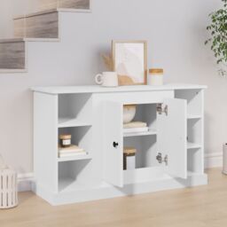 Berkfield Home Sideboard White 100x35.5x60 cm Engineered Wood - thumbnail 3