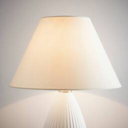 "K LIVING KLIVING 10 "" Traditional Cream Cotton Coolie Lampshade" - thumbnail 2