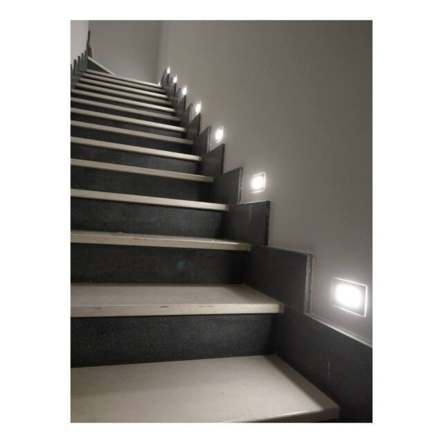 Netlighting SLAB LED Recessed Wall Light White IP65 170lm 4000K 18x8x4.9cm - Size: 18x8x4.9 cm - image 1