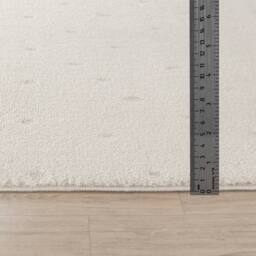 Livabliss Freud-Modern Ivory Off-White High Pile Living Dining Bedroom Rug - Size: 160 cm x 215 cm - thumbnail 7
