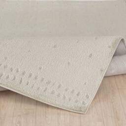 Livabliss Freud-Modern Ivory Off-White High Pile Living Dining Bedroom Rug - Size: 160 cm x 215 cm - thumbnail 4