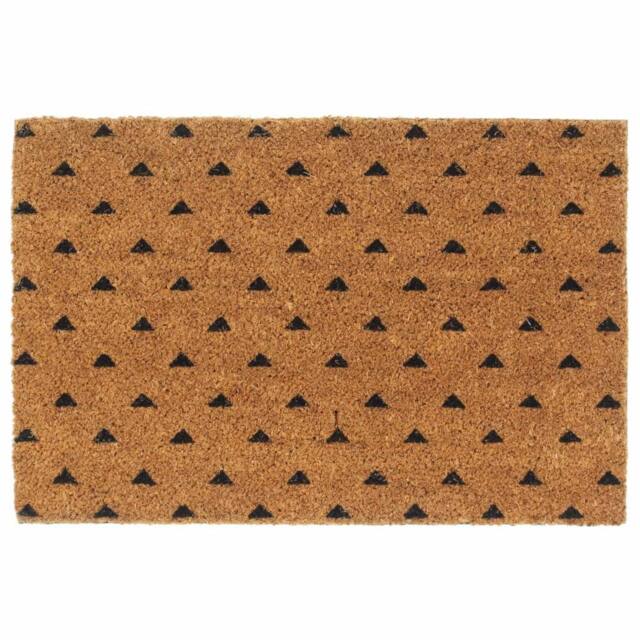 Berkfield Home Door Mat Natural 40x60 cm Tufted Coir in Brown - image 1