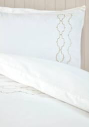 Rapport Home Modena Geo Polycotton Duvet Cover Set with Pillowcase - Size: King - thumbnail 2