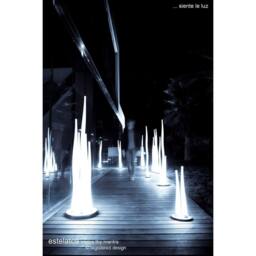 Netlighting Estalacta Floor Lamp 6 Light GU10 Bar Indoor Outdoor IP44 Silver White - thumbnail 4
