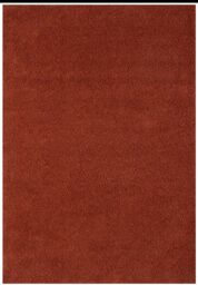 THE RUGS Soft Plain High Pile Shaggy Rugs & Runners Living Room Bedroom 380 in Terracotta - Size: 80 cm x 300 cm - thumbnail 2