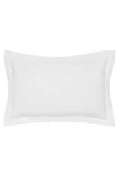 1951 'Luxury 1000 Thread Count' Egyptian Cotton Oxford Pillowcase in Silver - thumbnail 1