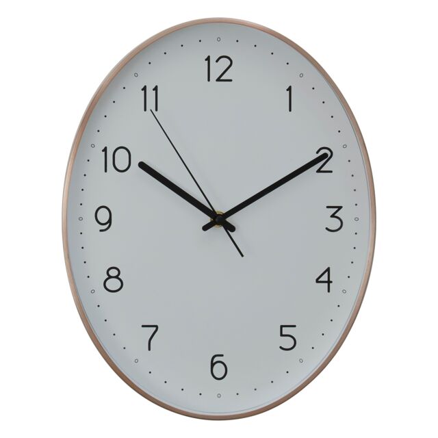 Orsina Elko Oval Wall Clock in Rose Gold - image 1