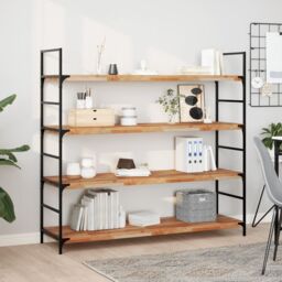 Berkfield Home Table Top 160x40x4 cm Rectangular Solid Wood Acacia in Brown - Size: 160 x 40 x 4 cm - thumbnail 3