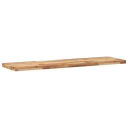 Berkfield Home Table Top 160x40x4 cm Rectangular Solid Wood Acacia in Brown - Size: 160 x 40 x 4 cm - thumbnail 5