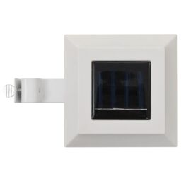 Berkfield Home Outdoor Solar Lamps 6 pcs LED Square 12 cm White - thumbnail 5