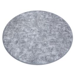 RugsX Round Pozzolana Rug in Grey - Size: 100 cm diameter - thumbnail 1