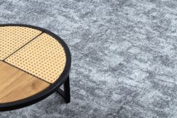 RugsX Round Pozzolana Rug in Grey - Size: 100 cm diameter - thumbnail 4