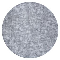 RugsX Round Pozzolana Rug in Grey - Size: 100 cm diameter - thumbnail 2