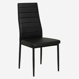 KOSY KOALA Dining Table set with 4 Black Metal Chairs & Bench Kitchen Dining Room Furniture in Brown - thumbnail 5
