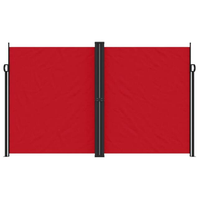 Berkfield Home Retractable Side Awning Red 200x1200 cm - image 1