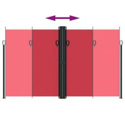 Berkfield Home Retractable Side Awning Red 200x1200 cm - thumbnail 5