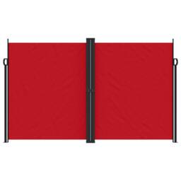 Berkfield Home Retractable Side Awning Red 200x1200 cm - thumbnail 1