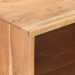Berkfield Home Coffee Table 100x50x45 cm Solid Acacia Wood in Brown - Size: 100 x 50 x 45 cm - thumbnail 4
