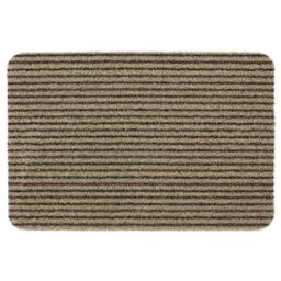 JVL Infinity Entrance Door Mat, 50x75cm, Beige - Size: 50 cm x 75 cm - thumbnail 1