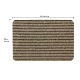 JVL Infinity Entrance Door Mat, 50x75cm, Beige - Size: 50 cm x 75 cm - thumbnail 3