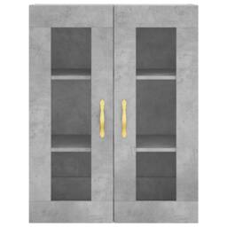 Berkfield Home Highboard Concrete Grey 69.5x34x180 cm Engineered Wood - thumbnail 6