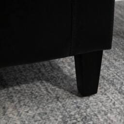 STILVORA Storage Ottoman Bench with Lift-Up Lid in Black - thumbnail 8
