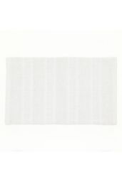 Deyongs Romeo Textured 100% Cotton Bath Mat - 1500gsm Absorbent Bathroom Rug - 1846 in White - thumbnail 2