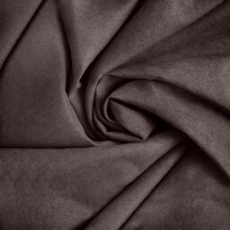 Luxury Living Velvet Chenille Eyelet Curtains Ready Made Pair in Chocolate - Size: 142 cm width x 137 cm drop - thumbnail 7