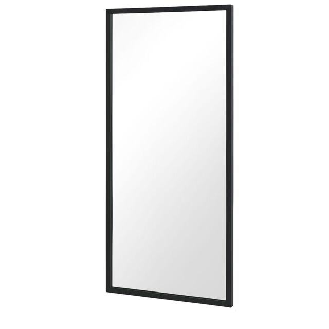 Melody Maison Large Black Rectangle Wall Mirror 60cm X 140cm - Size: 60 cm X 140 cm - image 1